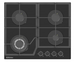 Backer RIKI 6004 Turbo BL GL Backer Встраиваемая варочная панель