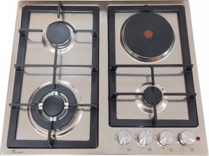 Комбинированная варочная поверхность Tornado TEXTUR6045 COMBI Iron Inox